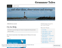 Tablet Screenshot of grammartales.wordpress.com