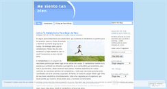 Desktop Screenshot of mesientotanbien.wordpress.com