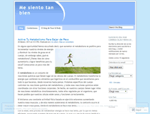 Tablet Screenshot of mesientotanbien.wordpress.com