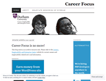 Tablet Screenshot of careersatdurham.wordpress.com