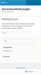 Mobile Screenshot of burcukarakahyaoglu.wordpress.com