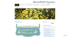 Desktop Screenshot of bloomfieldfarmsorganic.wordpress.com