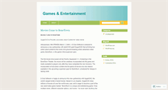 Desktop Screenshot of a1games.wordpress.com