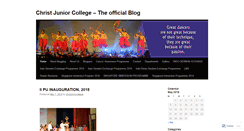 Desktop Screenshot of christjuniorcollege.wordpress.com