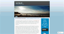 Desktop Screenshot of cantmisssd.wordpress.com