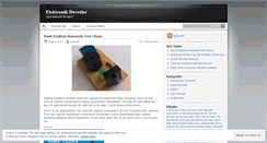 Desktop Screenshot of elektronikdevreler.wordpress.com