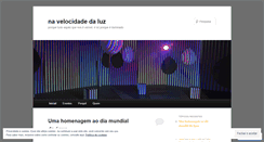 Desktop Screenshot of navelocidadedaluz.wordpress.com