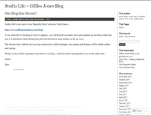 Tablet Screenshot of gilliesjones.wordpress.com