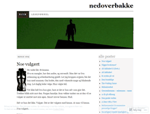Tablet Screenshot of nedoverbakke.wordpress.com