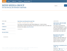 Tablet Screenshot of mindmediagroup.wordpress.com