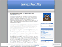 Tablet Screenshot of grumpybear.wordpress.com