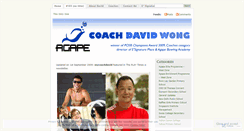 Desktop Screenshot of mycoachdavid.wordpress.com