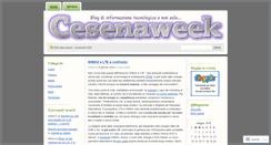 Desktop Screenshot of cesenaweek.wordpress.com