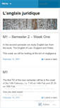 Mobile Screenshot of langlaisjuridique.wordpress.com