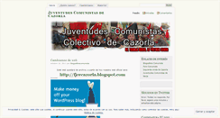 Desktop Screenshot of juventudescomunistasdecazorla.wordpress.com