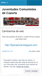 Mobile Screenshot of juventudescomunistasdecazorla.wordpress.com