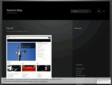 Tablet Screenshot of kenzo.wordpress.com