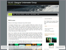 Tablet Screenshot of glasgowunderwater.wordpress.com