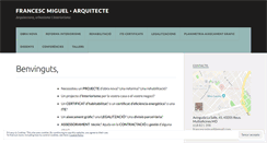 Desktop Screenshot of francescmiguel.wordpress.com