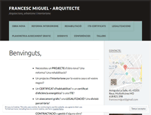 Tablet Screenshot of francescmiguel.wordpress.com