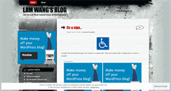 Desktop Screenshot of lamwang.wordpress.com