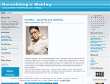 Tablet Screenshot of nareshblog.wordpress.com
