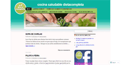 Desktop Screenshot of cocinadietacompleta.wordpress.com