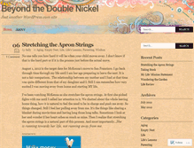 Tablet Screenshot of beyond55.wordpress.com