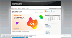 Desktop Screenshot of brandingonline.wordpress.com