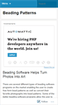 Mobile Screenshot of beadingpattern.wordpress.com