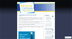 Desktop Screenshot of bienalcapixabadolivro.wordpress.com