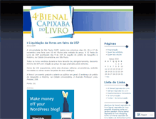 Tablet Screenshot of bienalcapixabadolivro.wordpress.com