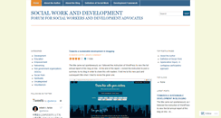 Desktop Screenshot of developmentnetworking.wordpress.com