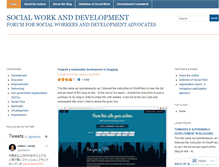 Tablet Screenshot of developmentnetworking.wordpress.com