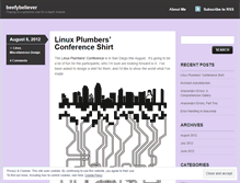 Tablet Screenshot of beefybeliever.wordpress.com