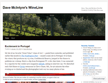 Tablet Screenshot of dmwineline.wordpress.com