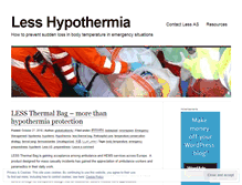 Tablet Screenshot of lesshypothermia.wordpress.com