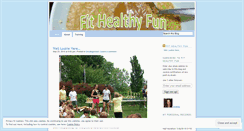 Desktop Screenshot of fithealthyfun.wordpress.com