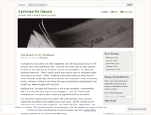 Tablet Screenshot of lettersofgrace.wordpress.com