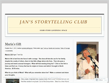 Tablet Screenshot of jansstorytellingclub.wordpress.com