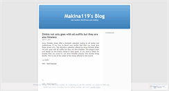 Desktop Screenshot of makina119.wordpress.com