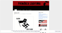 Desktop Screenshot of frequencialibertaria.wordpress.com