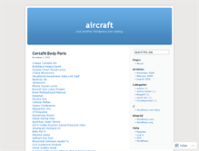 Tablet Screenshot of aircraft.wordpress.com