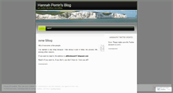 Desktop Screenshot of hannahperrin.wordpress.com
