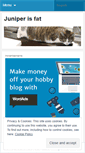 Mobile Screenshot of juniperisfat.wordpress.com