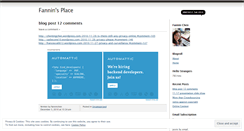 Desktop Screenshot of fanninchen.wordpress.com