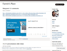 Tablet Screenshot of fanninchen.wordpress.com