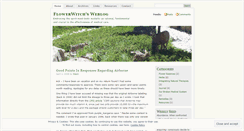 Desktop Screenshot of flowerwitch.wordpress.com