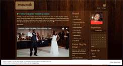 Desktop Screenshot of imaspeak.wordpress.com