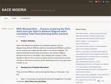 Tablet Screenshot of aacenigeria.wordpress.com